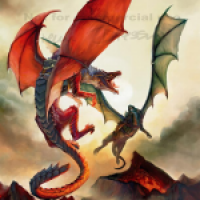 Drachen im Flug