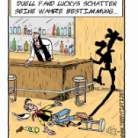 Lucky Lukes Schatten