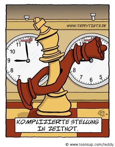 Cartoon: Zeitnot 1