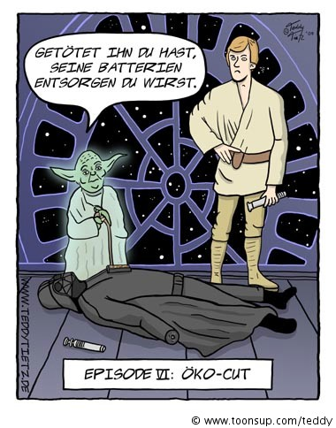 Cartoon: Star Wars Öko-Cut 1