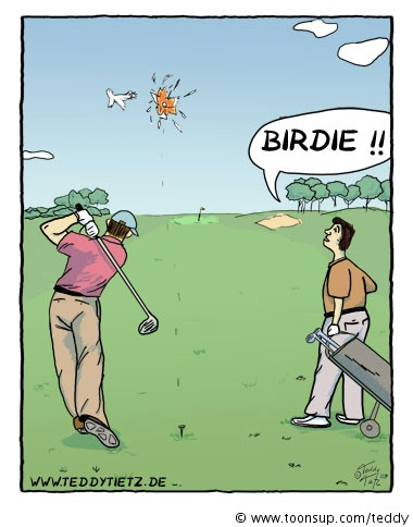 Cartoon: Echter Birdie 1