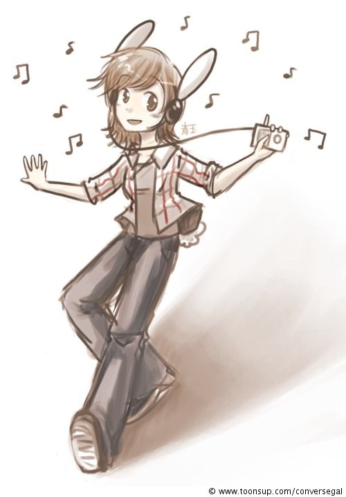 Illustration: random art tat i luv 1