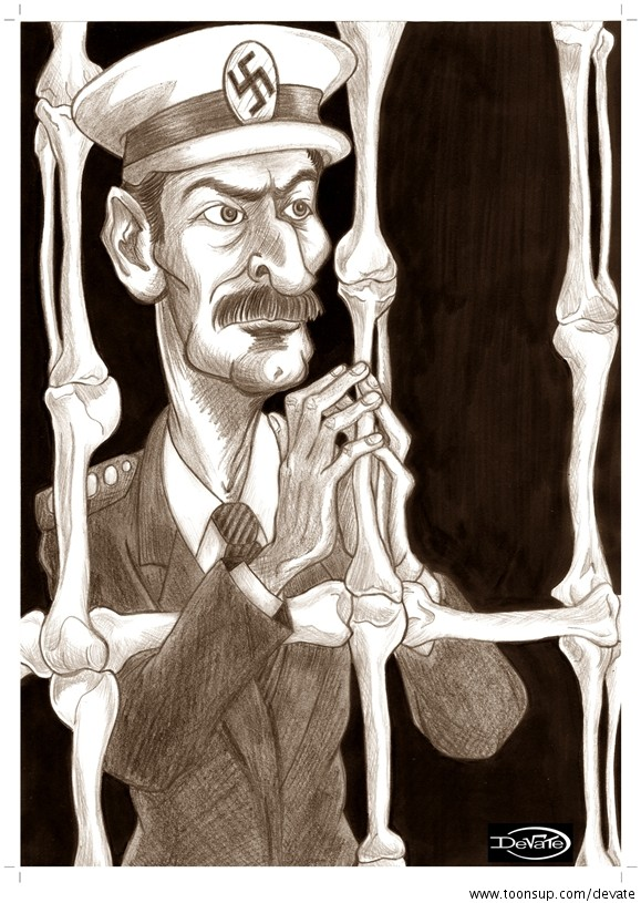 Caricature: Videla from Argentina 1