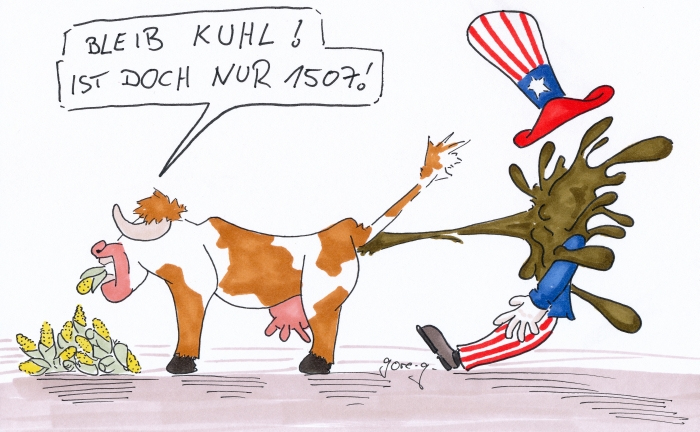 Cartoon: Genmais 1507 1