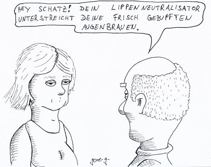 Cartoon: Männerkomplimente 1