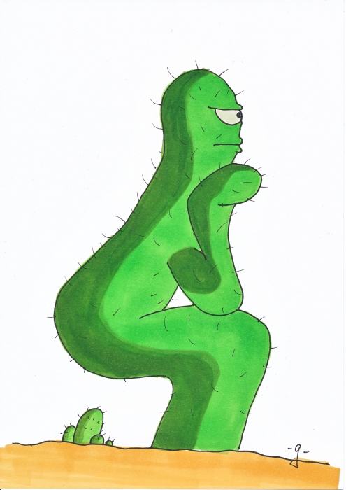 Cartoon: Einen Kaktus bitte 1