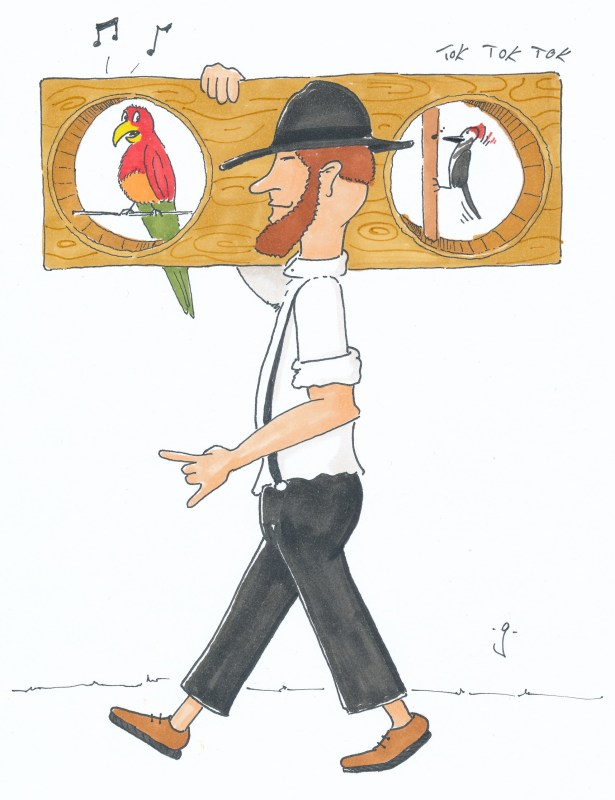 Cartoon: Amish - SWAG 1