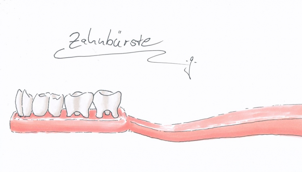 Cartoon: Zahnbürste 1