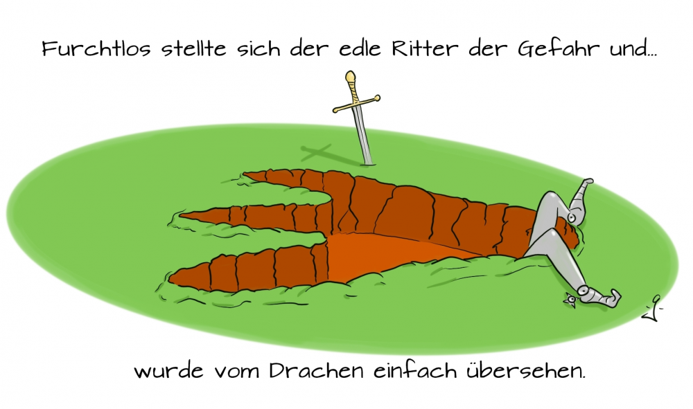 Cartoon: Der Ritter 1