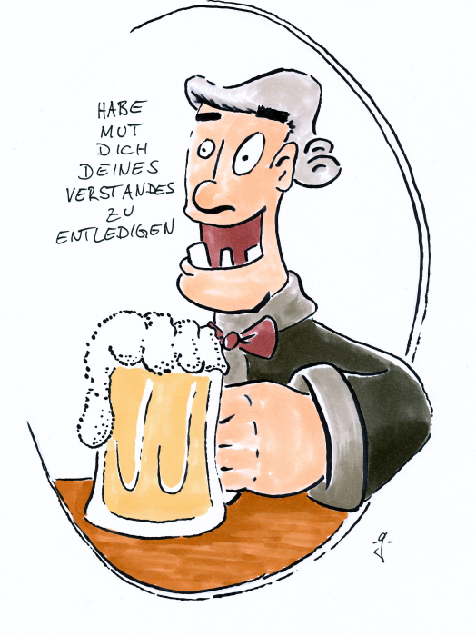 Cartoon: Der Verstand 1