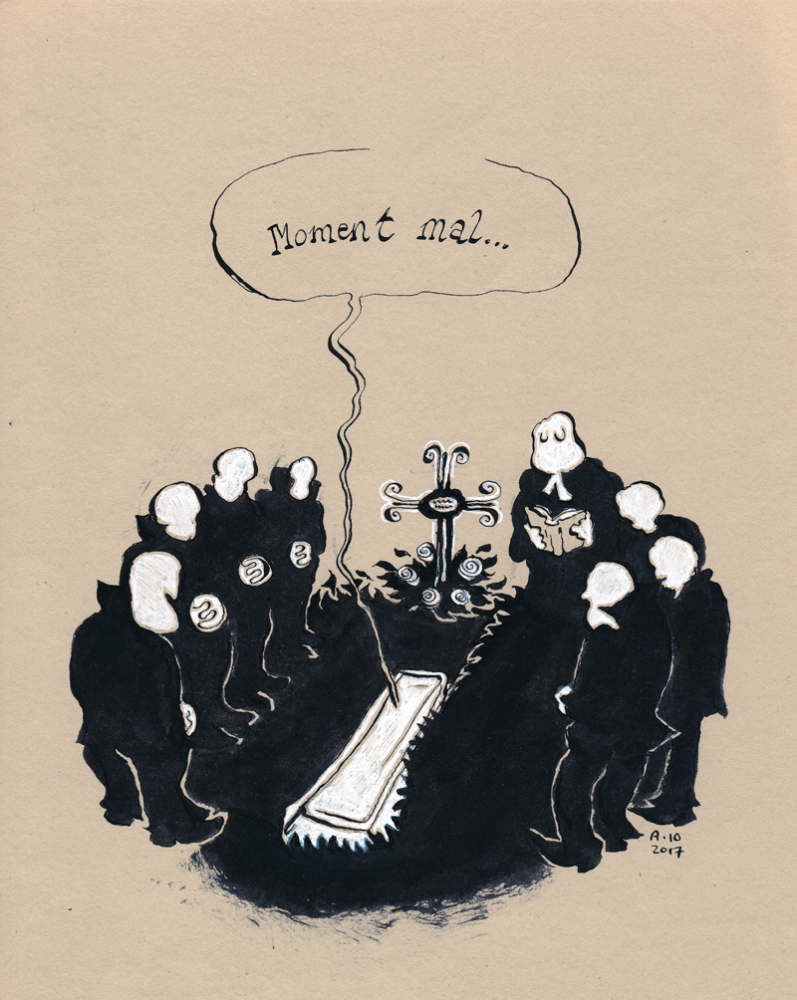 Cartoon: Moment mal  1