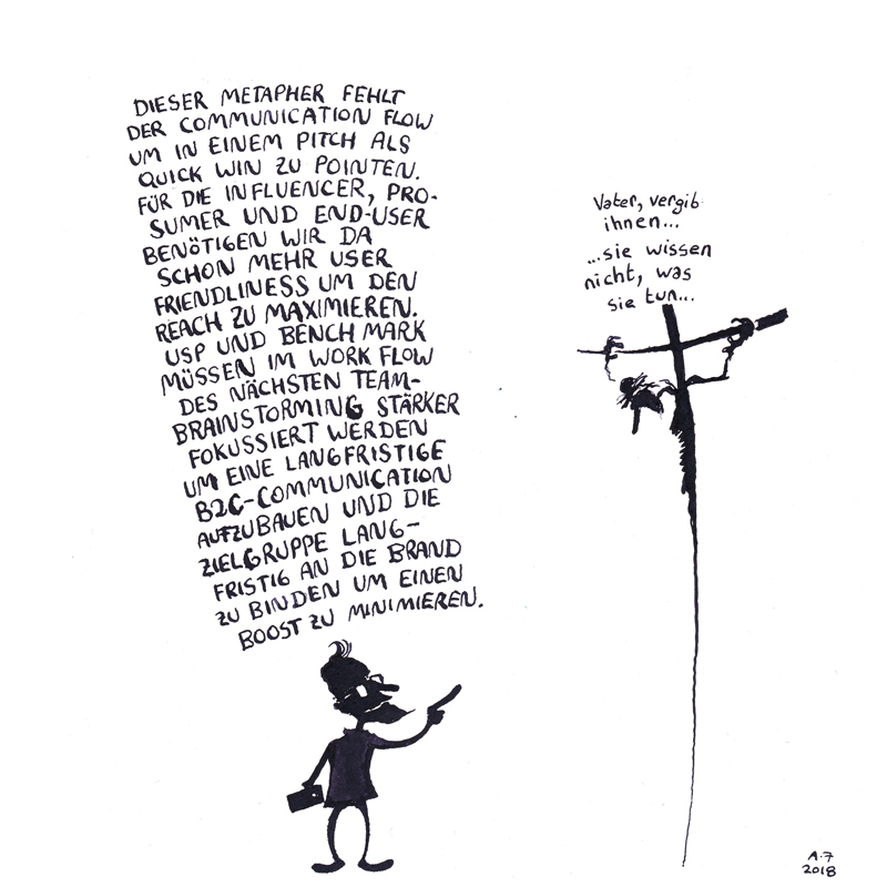 Cartoon: Jesu Marketing 1