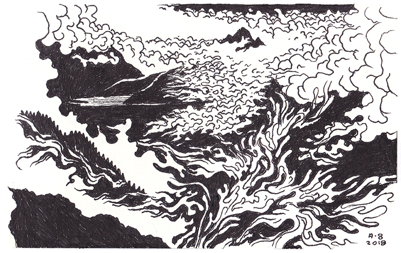 Illustration: Kritzeln + Kraxeln: Silvretta 4