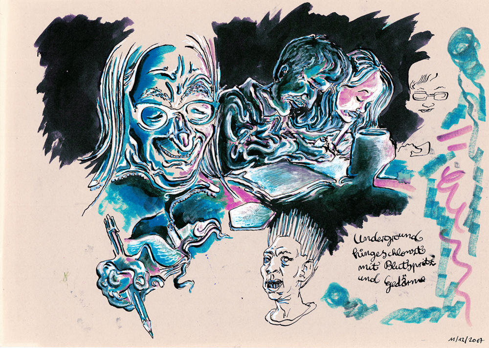 Illustration: Drink & Draw München 1