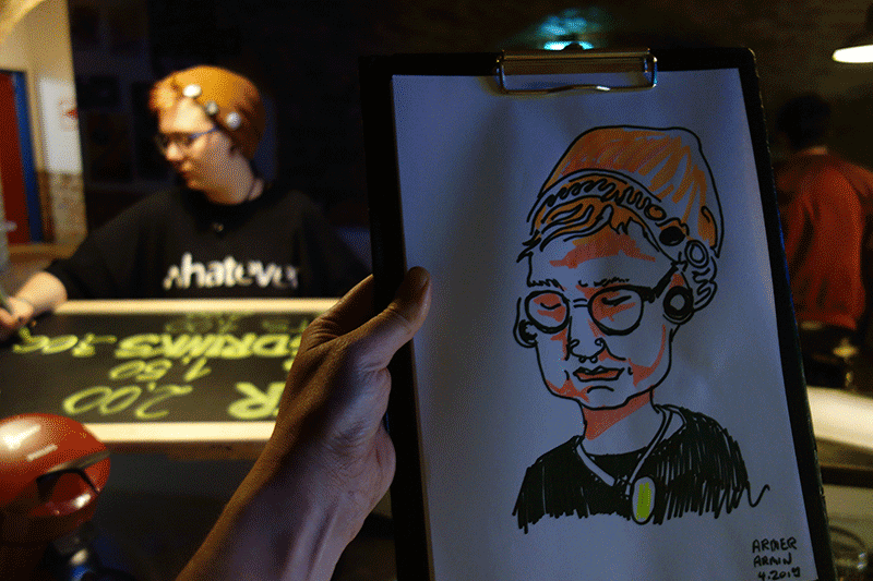 Illustration: Blacklight Portraits 1