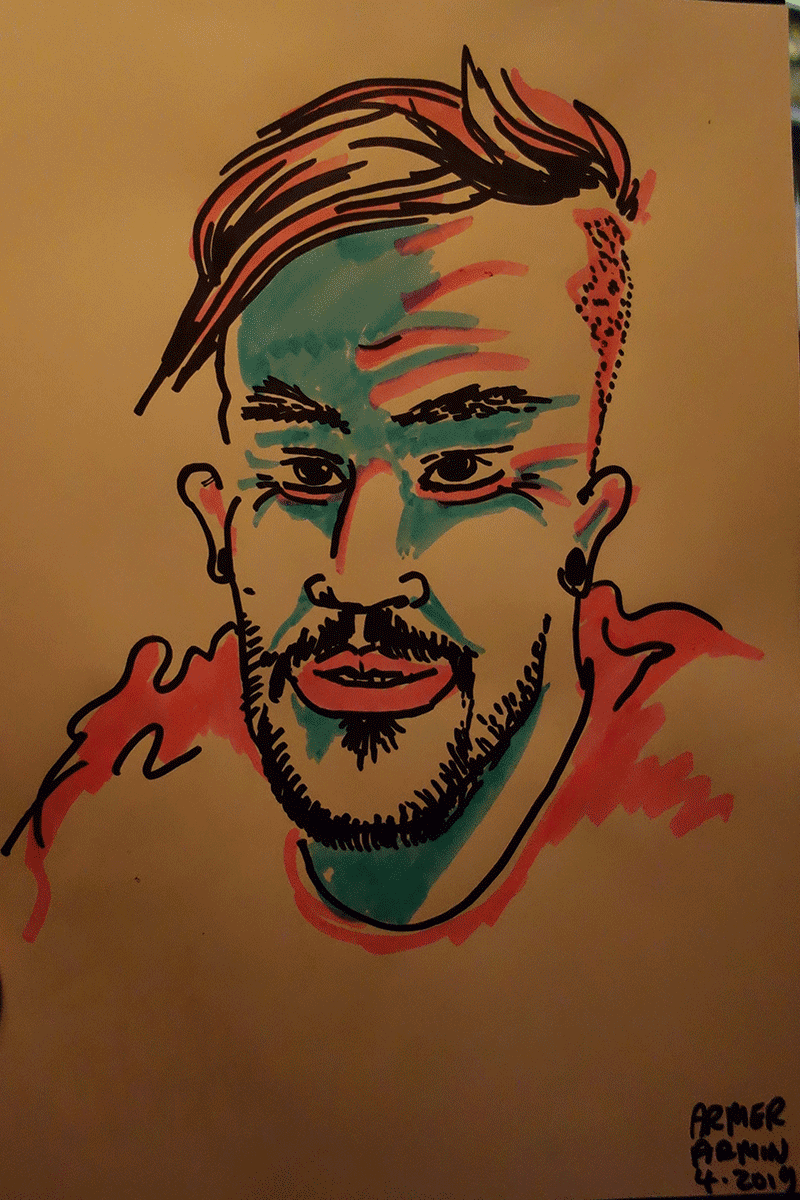 Illustration: Blacklight Portraits 5