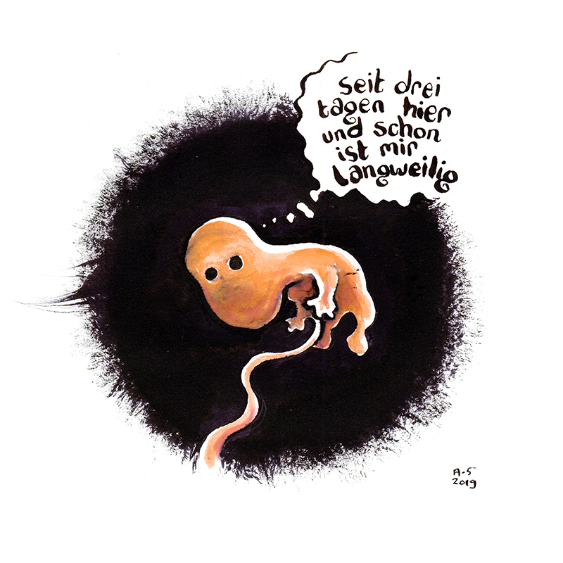 Cartoon: Langweilig 1