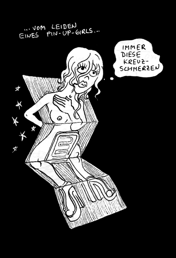 Cartoon: Pin-Up-Girl 1