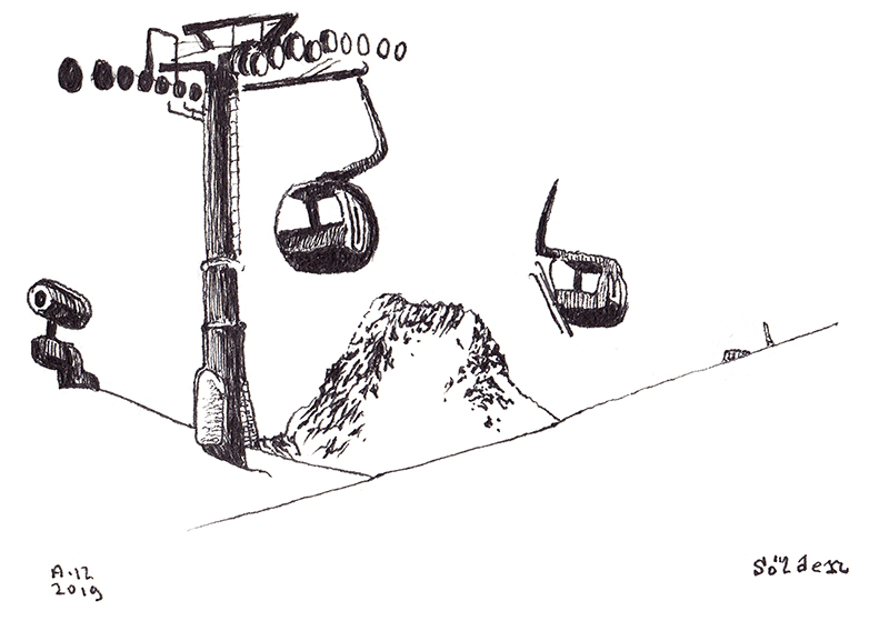 Illustration: Skizzenbuch Ötztal 1