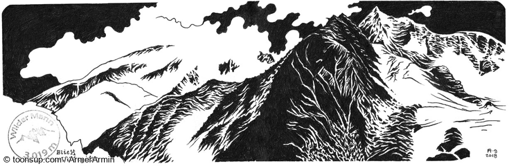Illustration: Kritzeln + Kraxeln: Ötztaler Gletscherrunde 18