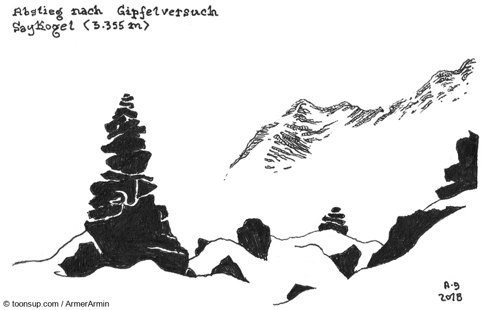Illustration: Kritzeln + Kraxeln: Ötztaler Gletscherrunde 25