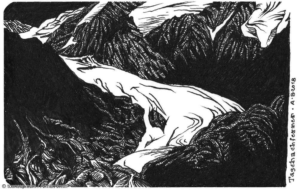 Illustration: Kritzeln + Kraxeln: Ötztaler Gletscherrunde 14