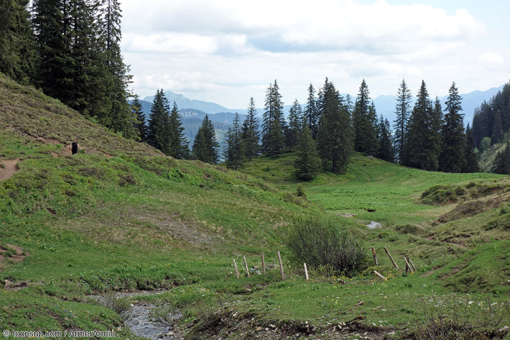 Illustration: Kritzeln + Kraxeln: Walmendinger Horn (1.990m), Ochsenhofer Köpfe (1.972m) 3