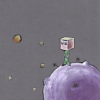 Der kleine Armin auf seinem Schneeplaneten (oder so ähnlich)