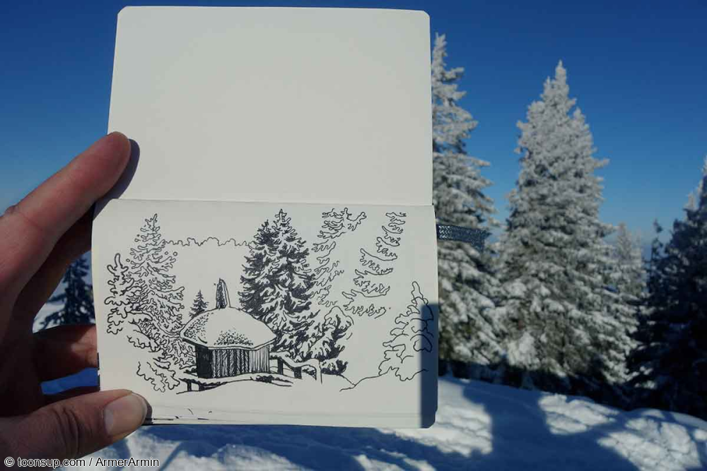 Illustration: Kritzeln + Kraxeln: Edelsberg (1.624m) 2