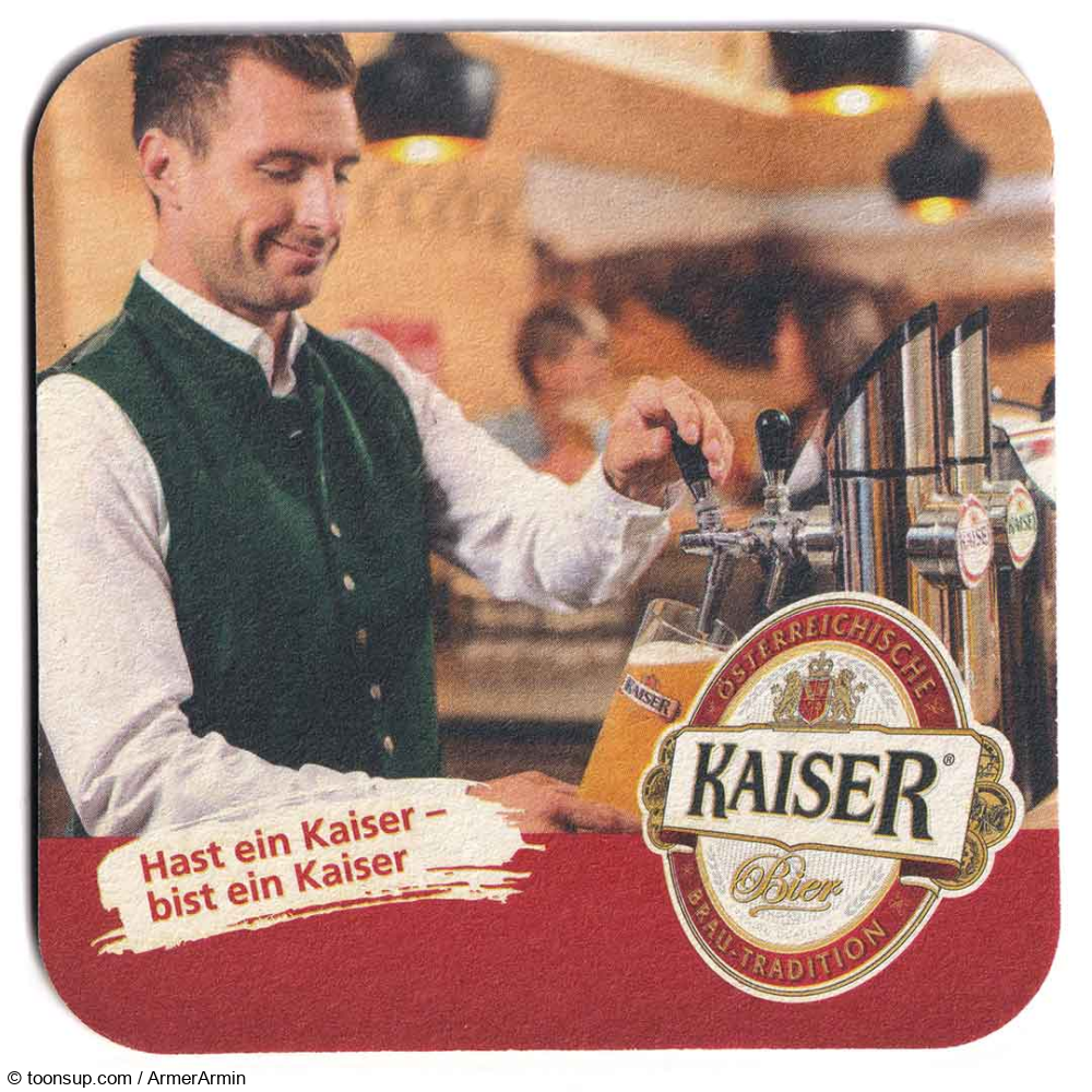 Cartoon: Kaiser-Bierdeckel 2