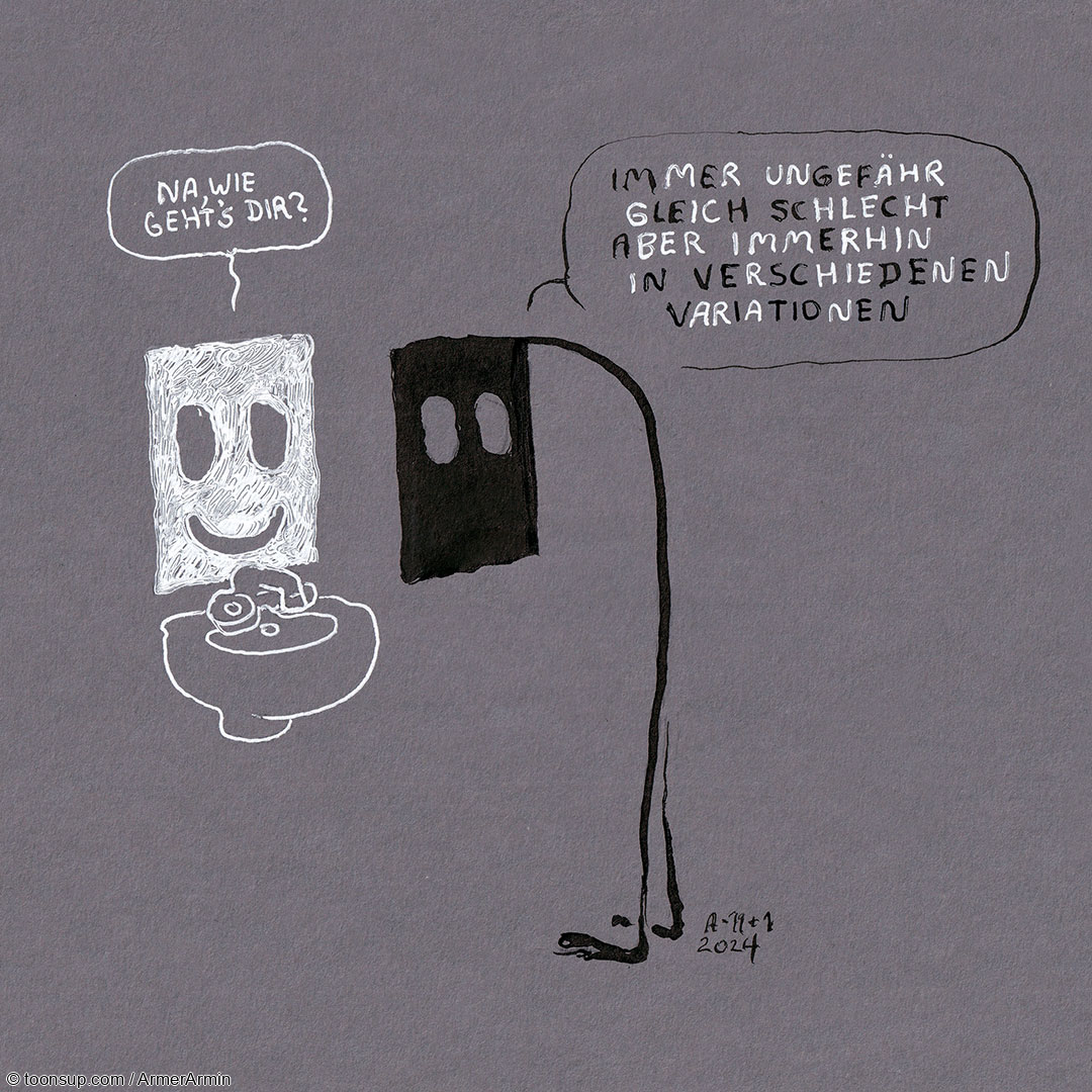 Cartoon: Variationen in Moll 1