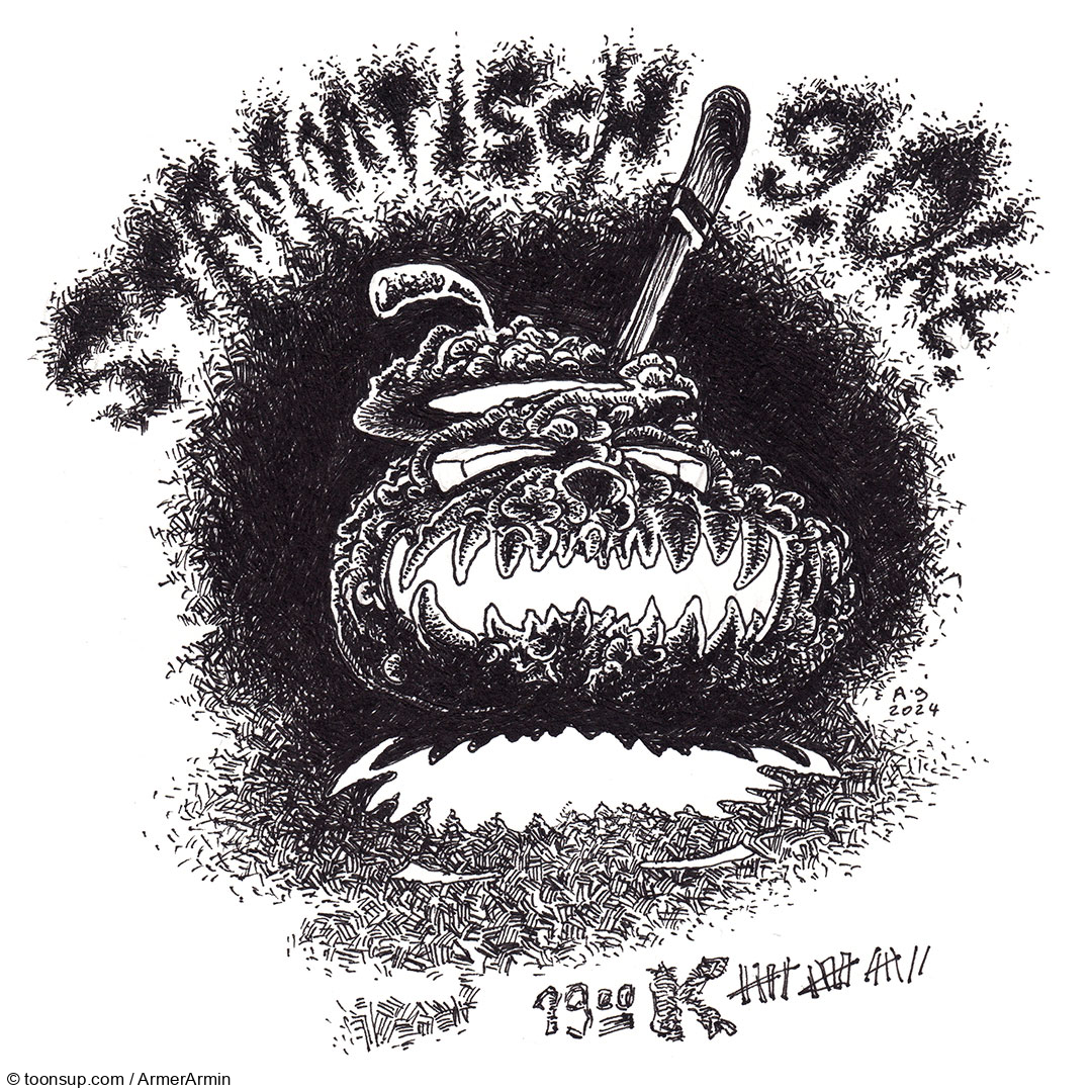 Cartoon: Comicaze-Halloween-Stammtisch 2