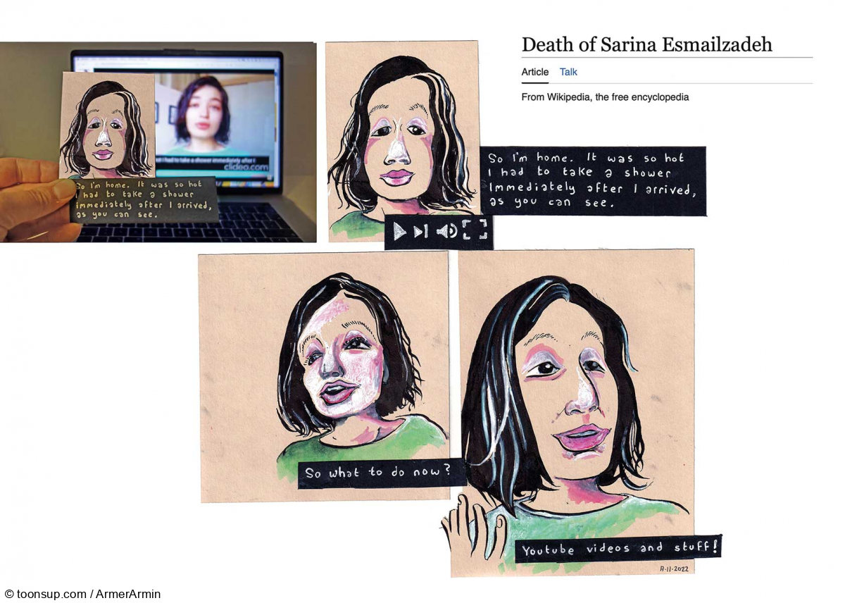 Comic: Death of Sarina Esmailzadeh 3
