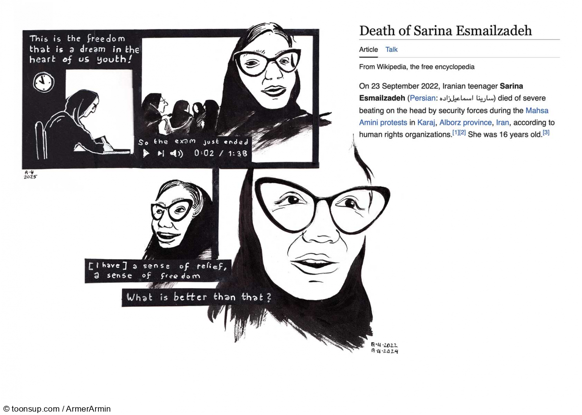 Comic: Death of Sarina Esmailzadeh 6
