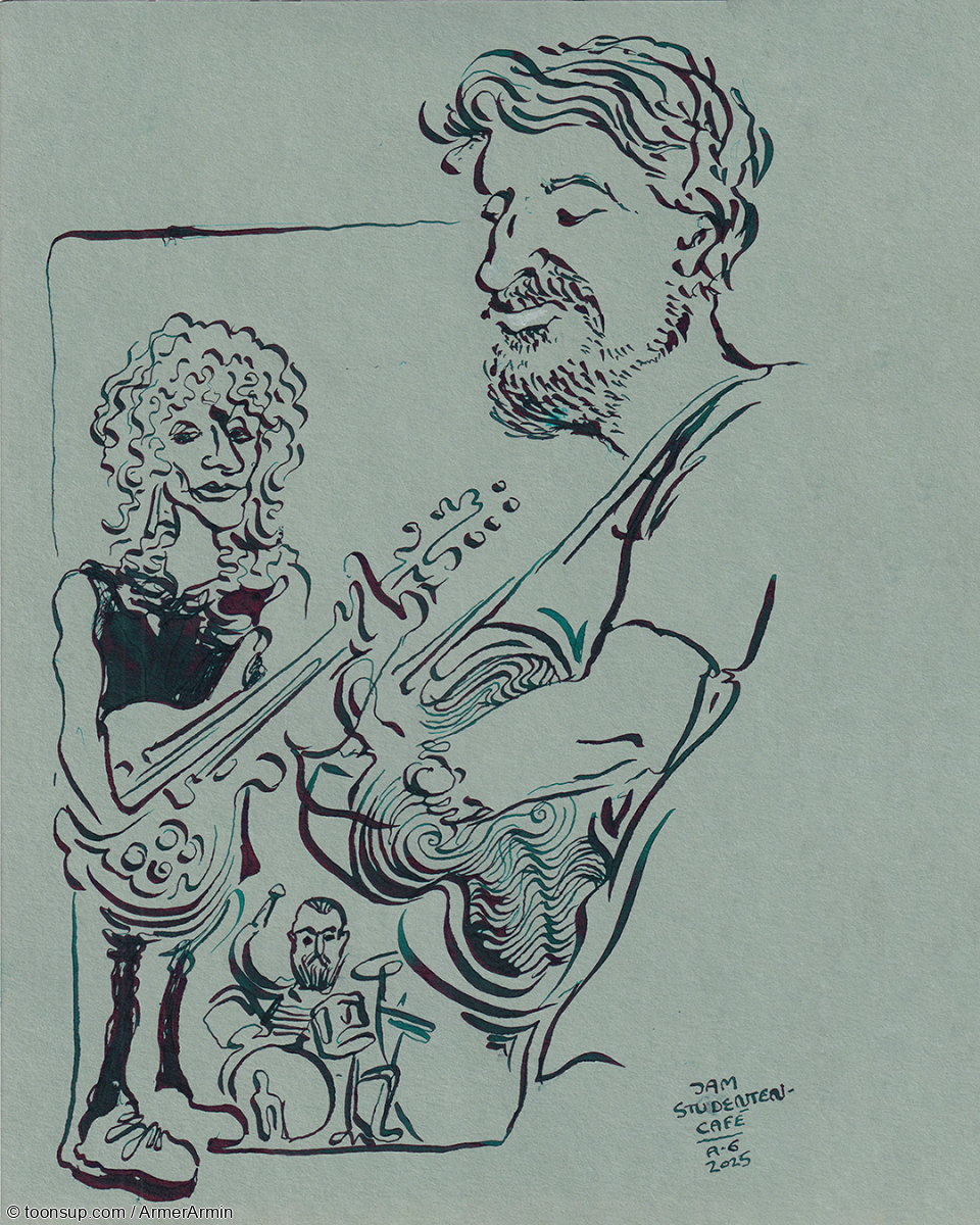 Illustration: Jam Session Studentencafe 2