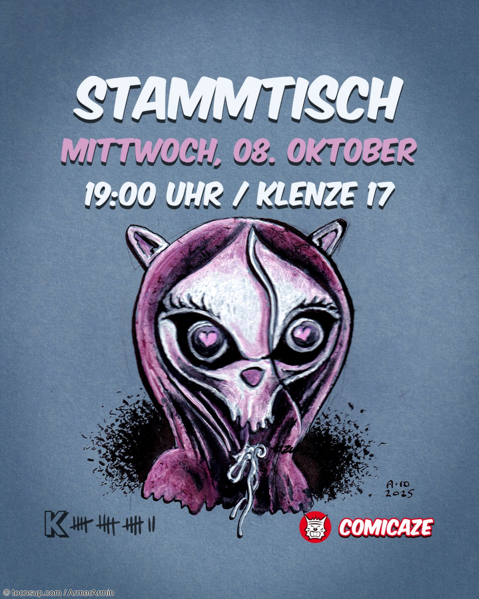 Illustration: Comicaze-Stammtisch München 1