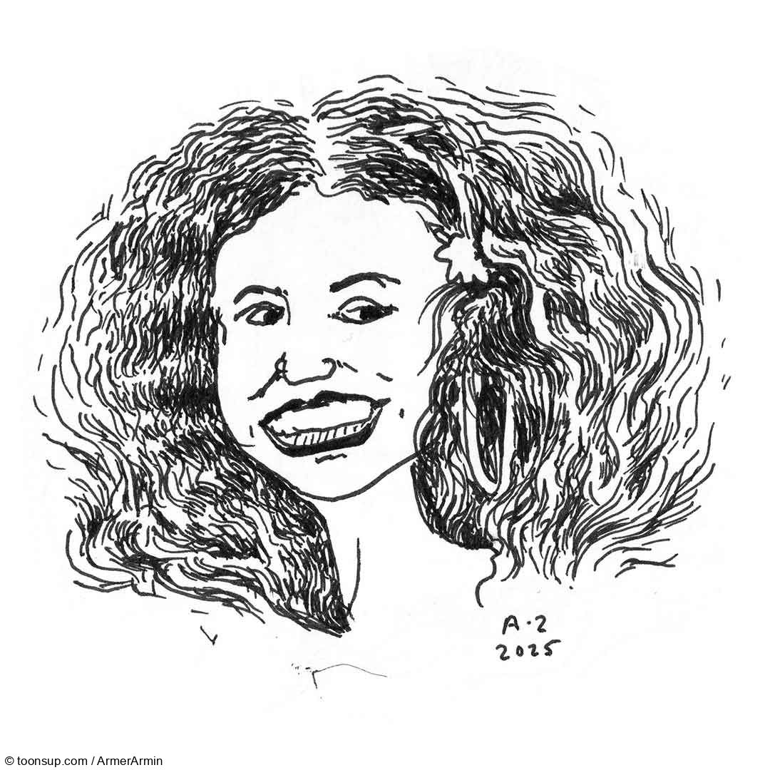 Illustration: Fineliner-Portrait 4