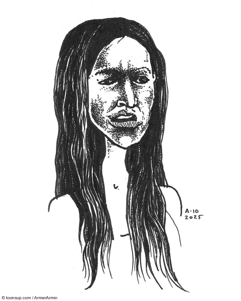 Illustration: Fineliner-Portrait 2