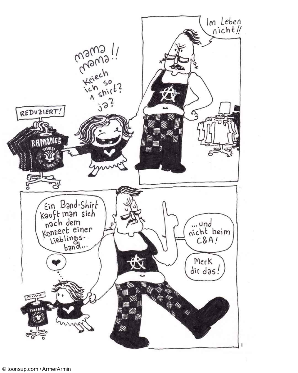 Comic: Ramones-Shirt 2