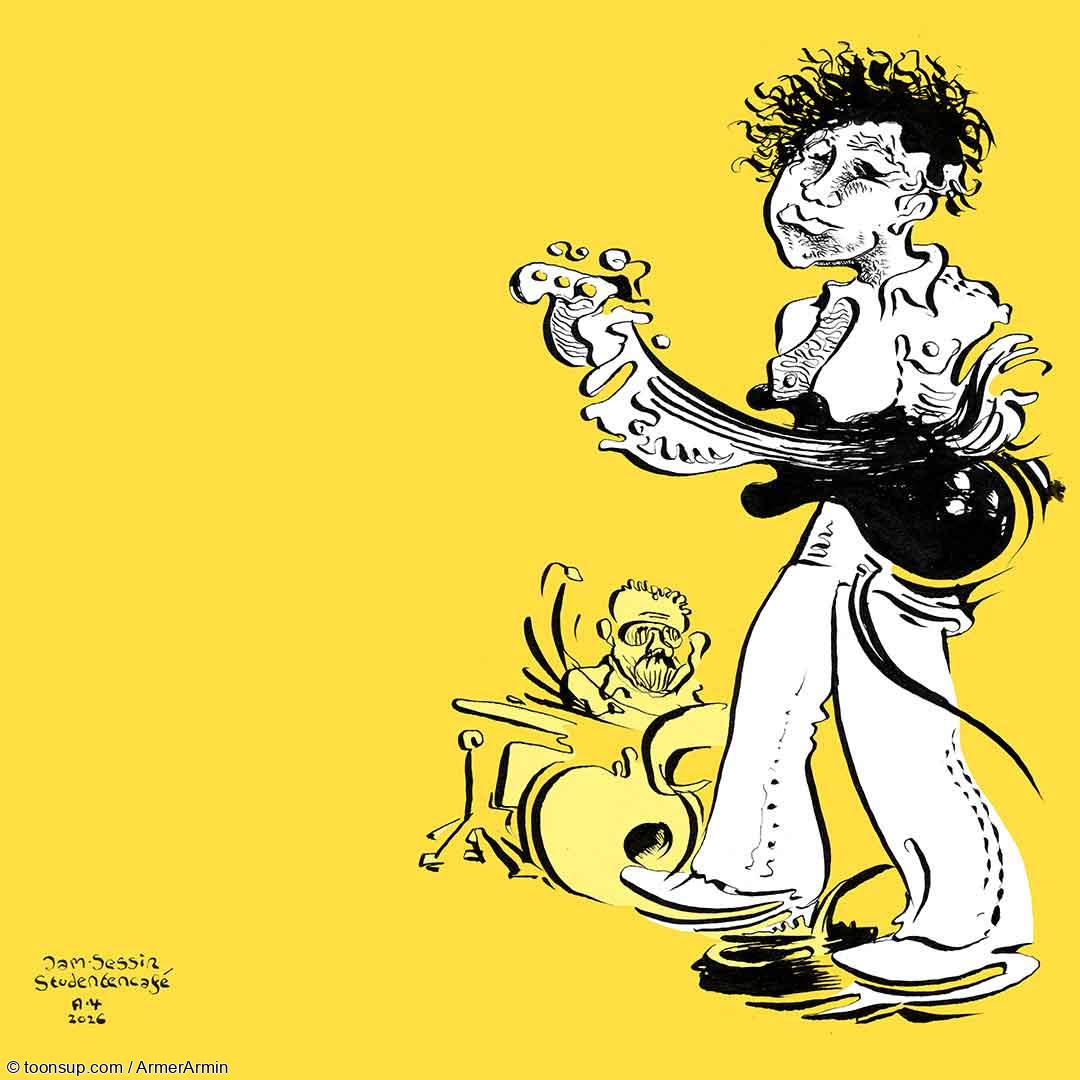 Cartoon: Jam-Session-Kritzeleien 5