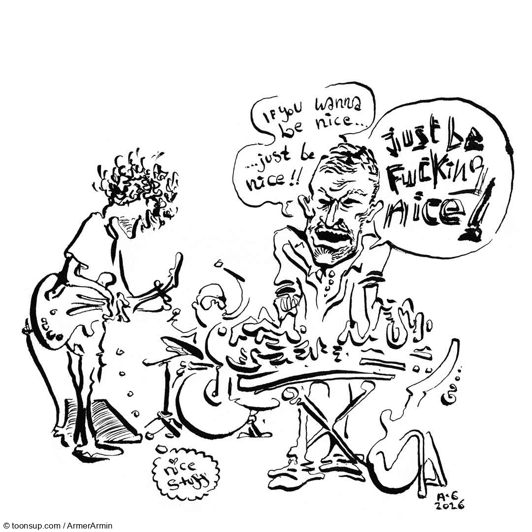 Cartoon: Jam-Session-Kritzeleien 4
