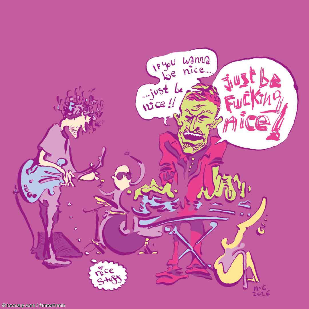 Cartoon: Jam-Session-Kritzeleien 1