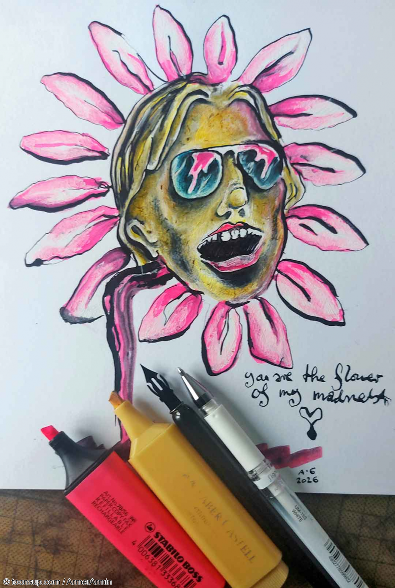 Cartoon: Flower of my Madness 2