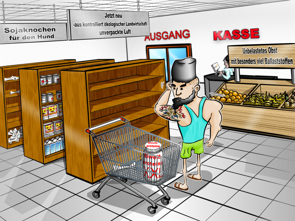 Cartoon: Supermarkt 1
