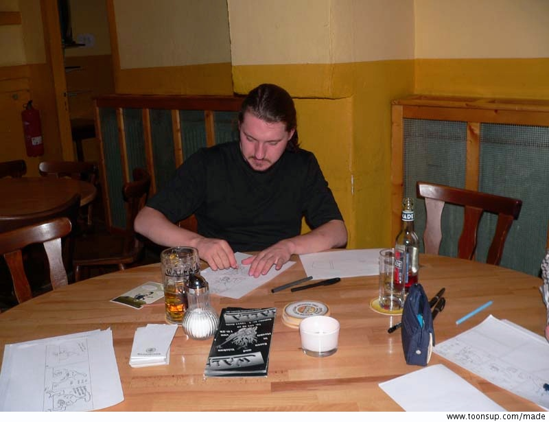 Anderes: Zeichner bei der Arbeit 2