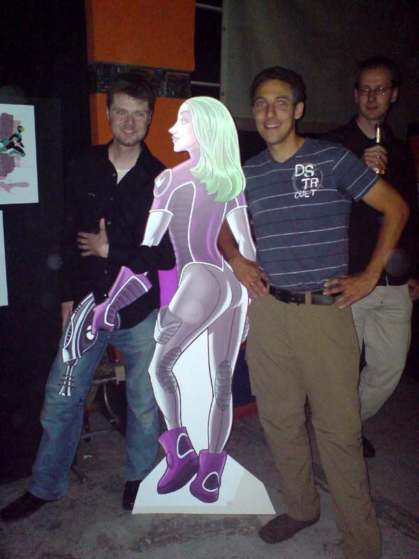 Anderes: Space Lady and the men 6