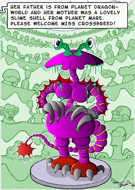 Illustration: Miss Crossbreed (Miss Alien 16) 1