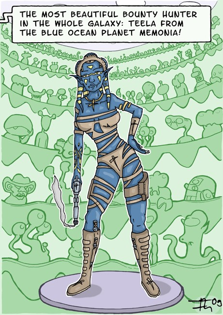 Illustration: Miss Teela (Miss Alien 24) 1
