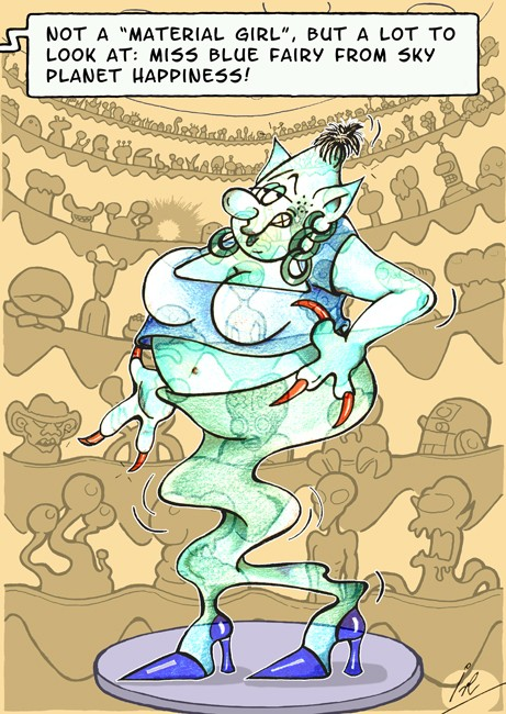 Illustration: Miss Blue Fairy (Miss Alien 36) 1