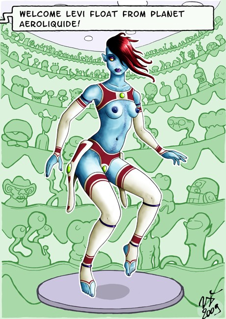 Illustration: Levi Float (Miss Alien 33) 1